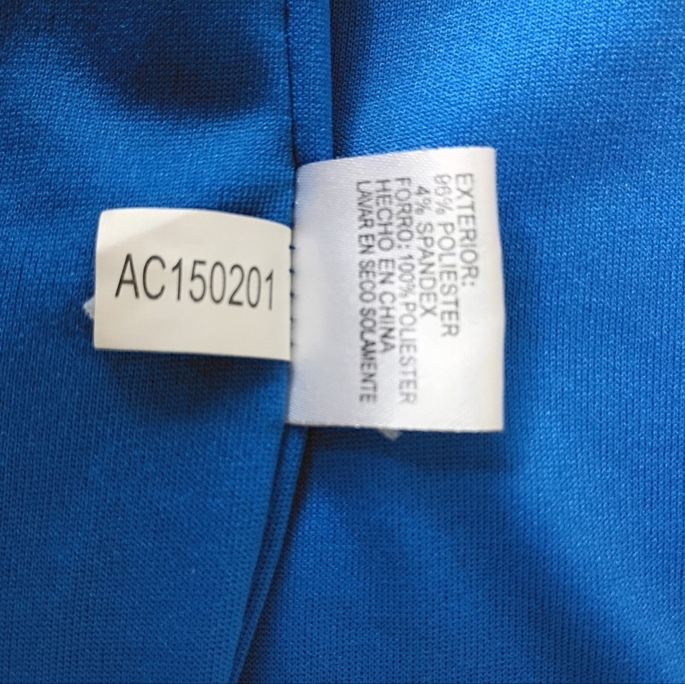 Gianni Bini Blue Strapless Mini Dress SZ 0 - Picture 5 of 5